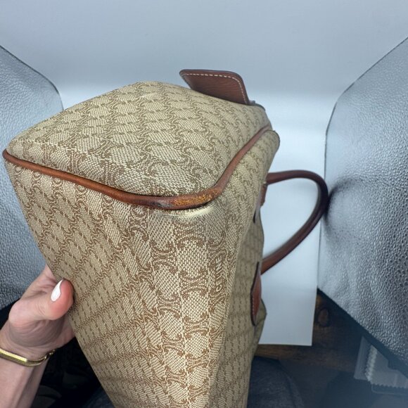 SOLD!!! Vintage Celine Macadam Top Handle Bag - Picture 14 of 16